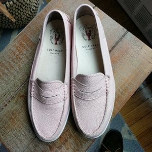 Cole Haan Pink Pinch Weekender loafers
